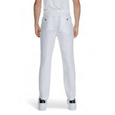 Borghese White Linen Pant